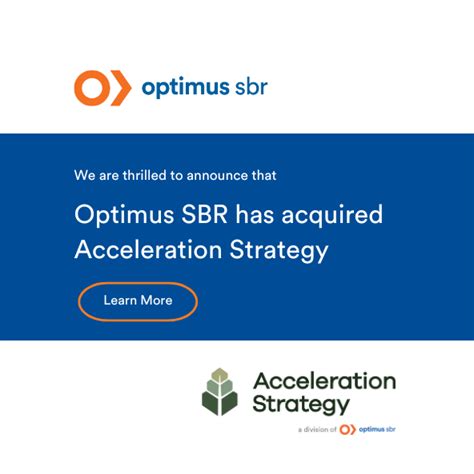 unilytics|Optimus SBR Acquires Unilytics and Launches Optimus SBR Data.